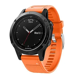 Ремінець ArmorStandart Silicone Line для Garmin 22mm Orange (ARM88489) - мініатюра 3
