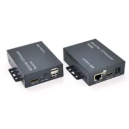 Одноканальний активний подовжувач HDMI сигналу UTP кабелю. Дальність передачі: до 120 метрів, cat 5 e/cat 6 e 1080 P/3 D. Управління через USB