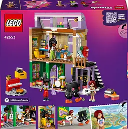 Конструктор LEGO Friends Музична крамниця і квартира 483 деталі (42653) - мініатюра 3