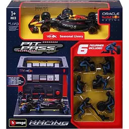 Ігровий набір Disney Doorables Bburago Формула-1 "Pit Pass Oracle red bull racing" 18-38453 (#1) - мініатюра 5