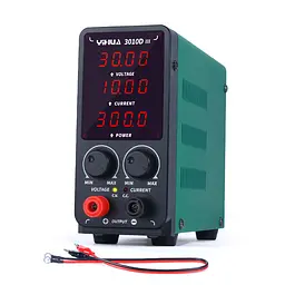 Лабораторний блок живлення Yihua 3010D-III Імпульсний / 30V / 10A / 300W, цифрова індикація напруги, струму та потужності, V/A/W (19466) - мініатюра 5