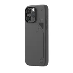 Еко чохол Aulumu A15 Vegan Leather Case Black для iPhone 15 Pro - мініатюра 2