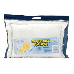 Дитяча силіконова подушка Руно 40х60 см біла бязь від 12 місяців - мініатюра 7