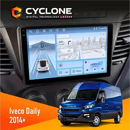 Штатна магнітола Iveco Daily 2014+ Cyclone C9-012 4x64, DSP, 4G Cyclone (НФ-00007857)