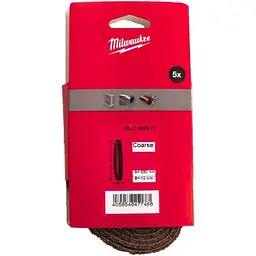 Ремінь флісовий полірувальний MILWAUKEE, 10х330мм, зерно 50-80 (5шт) (для M12 FBFL10)