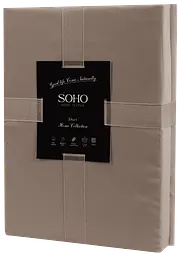 Комплект постільної білизни Сімейний Duet 150х200 см Beige/Mocha SOHO pbe0050781 - мініатюра 3