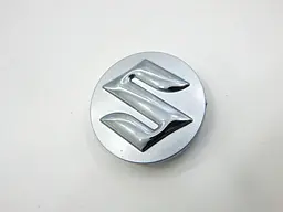 Емблеми коліс Suzuki (Сірі + Хром) 54 мм (4 шт) Оригінал 43252-63J10-CZ2 - мініатюра 3