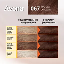 Cтійка крем-фарба для волосся Avena Shine Color капучино 67 138 мл - мініатюра 4