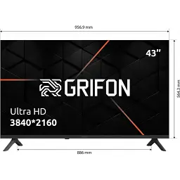 LED-телевізор GRIFON Diva DV43USB - мініатюра 8