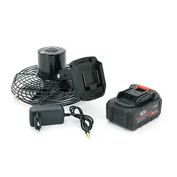 Вентилятор 6" YT46888, з Li-Ion акумулятором 48V, Black, Box 185х185 мм, 1,0 кг - мініатюра 4