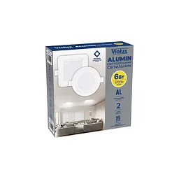 Світильник LED даунлайт Violux ALUMIN 6W 4200K круг IP20 ( 120150 ) - мініатюра 8