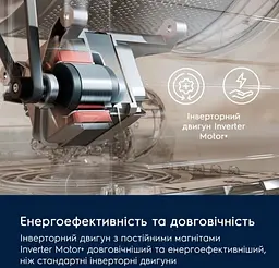 Electrolux Пральна машина Electrolux фронтальна, 7кг, 1200, A, 48см, дисплей, інвертор, білий - мініатюра 4