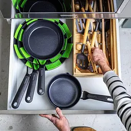 Пательня Вок GreenPan Smart 28 см 3,6 л з керамічним покриттям (CC005192-001) - мініатюра 4