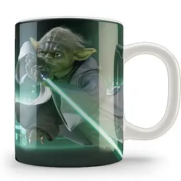 Кухоль GeekLand Star Wars Майстер Йода SW.002.86 330 мл білий - мініатюра 2