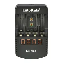 Універсальний зарядний пристрій LiitoKala Lii-NL4 для акумуляторів АА/ААА/C (Крона) та інших, 5 слотів - мініатюра 4