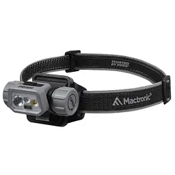 Ліхтар налобний Mactronic Prism тактичний 650 Lm холодний/теплий/RGB LED Type-C Сірий