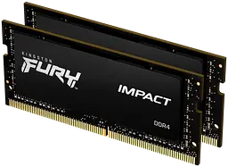 Оперативна пам'ять Kingston Fury 64GB (2x32GB) SODIMM DDR4 3200MHz Impact Black (KF432S20IBK2/64)