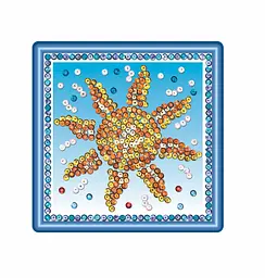 Набір для творчості Seasons Космос, Сонце, Місяць і зірки 3шт, 16*16см Sequin Art det0017603 - мініатюра 5