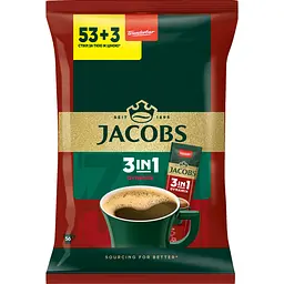 Набір кавовий напій Jacobs 3 в 1 Dynamix, 700 г (56 шт.х12.5 г) (713532)