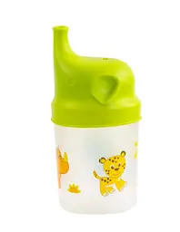 Стакан-поїльник Baby Team, з силіконовою насадкою, 6+ міс., 200 мл, салатовий (5008) - мініатюра 3