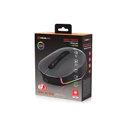 Мишка REAL-EL RM-470W Wireless/Bluetooth Dark Gray (EL123200049) - мініатюра 10