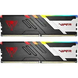 Модуль пам'яті для комп'ютера DDR5 64GB (2x32GB) 6000 MHz Viper Venom RGB Patriot (PVVR564G600C36K)