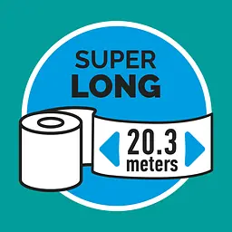 Тришаровий туалетний папір Сніжна Панда Sensitive Super Long 4 рулони - мініатюра 9