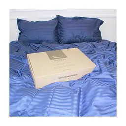 Постільна білизна MirSon Satin 30-0020SmokyBlue 160х220 Сімейний (2200005255384) - мініатюра 5
