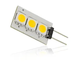 Лампа Brille світлодіодна LED G4 0.6W 3 pcs WW LF AC12V SMD5050 - мініатюра 3