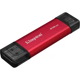 Зовнішній SSD накопичувач Kingston Dual Portable 512GB (SPSD/512GB) [155510] - мініатюра 3