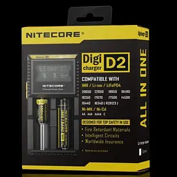 Універсальний зарядний пристрій акумуляторів Nitecore Digicharger D2 з LED дисплеєм - мініатюра 3