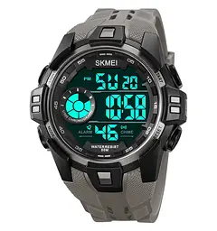 Спортивний годинник чоловічий Skmei 2123 Сірий (2634551901) - мініатюра 3