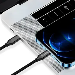 Дата кабель USB-C to USB-C 1.0m USB3.2 (20Gbps 4K PD100W) Gen2 5А black ColorWay (CW-CBPDCC062-BK) - мініатюра 12