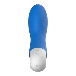 Вібратор Liebe Pleasure Toys Mighty Rechargeable 21.5 см (синій) - мініатюра 7