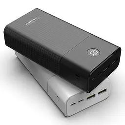 Портативний зовнішній акумулятор Pineng PN-899 30000mAh Power Bank Чорний - мініатюра 5