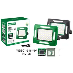Ліхтар NEWVEW NV-S8 50W Solar Panel 1500mAh Green (NWVW-NV-S8-GN) - мініатюра 5