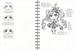 Скетчбук ОКО Sketch Book Скетчбук Малюємо мангу та аніме експрес курс українською O SB MA - мініатюра 2