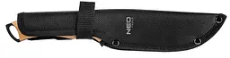 Neo Tools 63-110 Ніж Full Tang, 25см, лезо 14.5см, бамбукова ручка, 3Cr13, лезо з титановим покриттям, нейлоновий чохол - мініатюра 2