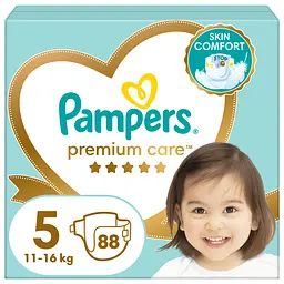 Підгузки Pampers Premium Care 5 (11-16 кг), 88 шт.