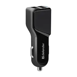 Зарядний пристрій Defender UCA-34 2xUSB, 5V / 3.4A (83834) - мініатюра 2