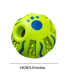 Звуковий м'ячик для собак Giggle Dog Chew Ball - мініатюра 5