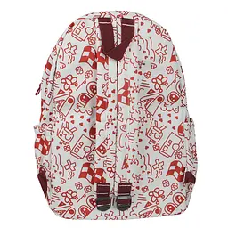 Рюкзак підлітковий No Brand 5154 31х13 см White-Red 13081-84483 - мініатюра 5