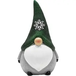 Декоративна статуетка MBM My Home Гном зелено-біла 25 см (DH-ST-32 GREEN/WHITE)