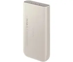 Акумулятор зовнішній SAMSUNG Battery Pack 20000 mAh 45 W (EB-P4520XUEGEU) бежевий