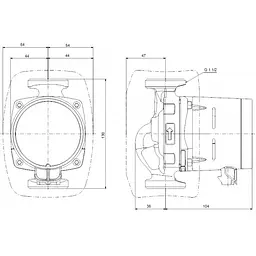 Циркуляційний насос Grundfos Alpha2 25-60 130 (99411150) - мініатюра 4