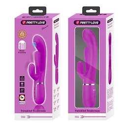 Вібратор PRETTY LOVE Shonia Purple, Twinkled Tenderness, 7 thumping functions 7 vibration functions PRETTY LOVE BW-500041 100621 - мініатюра 8