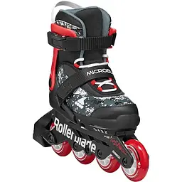Дитячі ролики Rollerblade Microblade SL 33-36,5 Чорний-Червоний - мініатюра 2