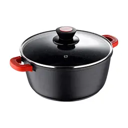 Каструля Bergner Chroma, з кришкою 20 см, 2.2 л (BG-30114-BK)