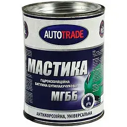 Мастика Автотрейд бітумно-бутилкаучуковая 1л - мініатюра 2