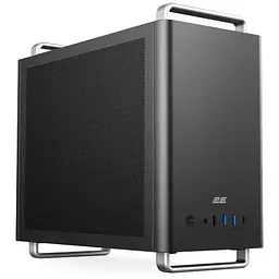 Корпус 2E Credo V300B, чорний, без БЖ, Mini Tower, для Micro ATX / Mini ITX, 1xType-C / 2xUSB 3.0 / 1xUSB 2.0, макс. CPU - 160 мм